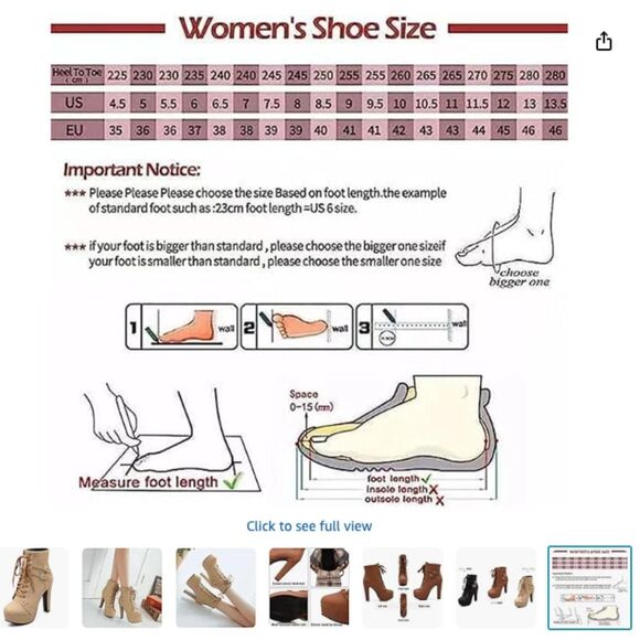 NEW Tan Cream High Heel Buckle Ren Fair Witchy Wench Platform Lace Up Boots 7.5 - Picture 8 of 8